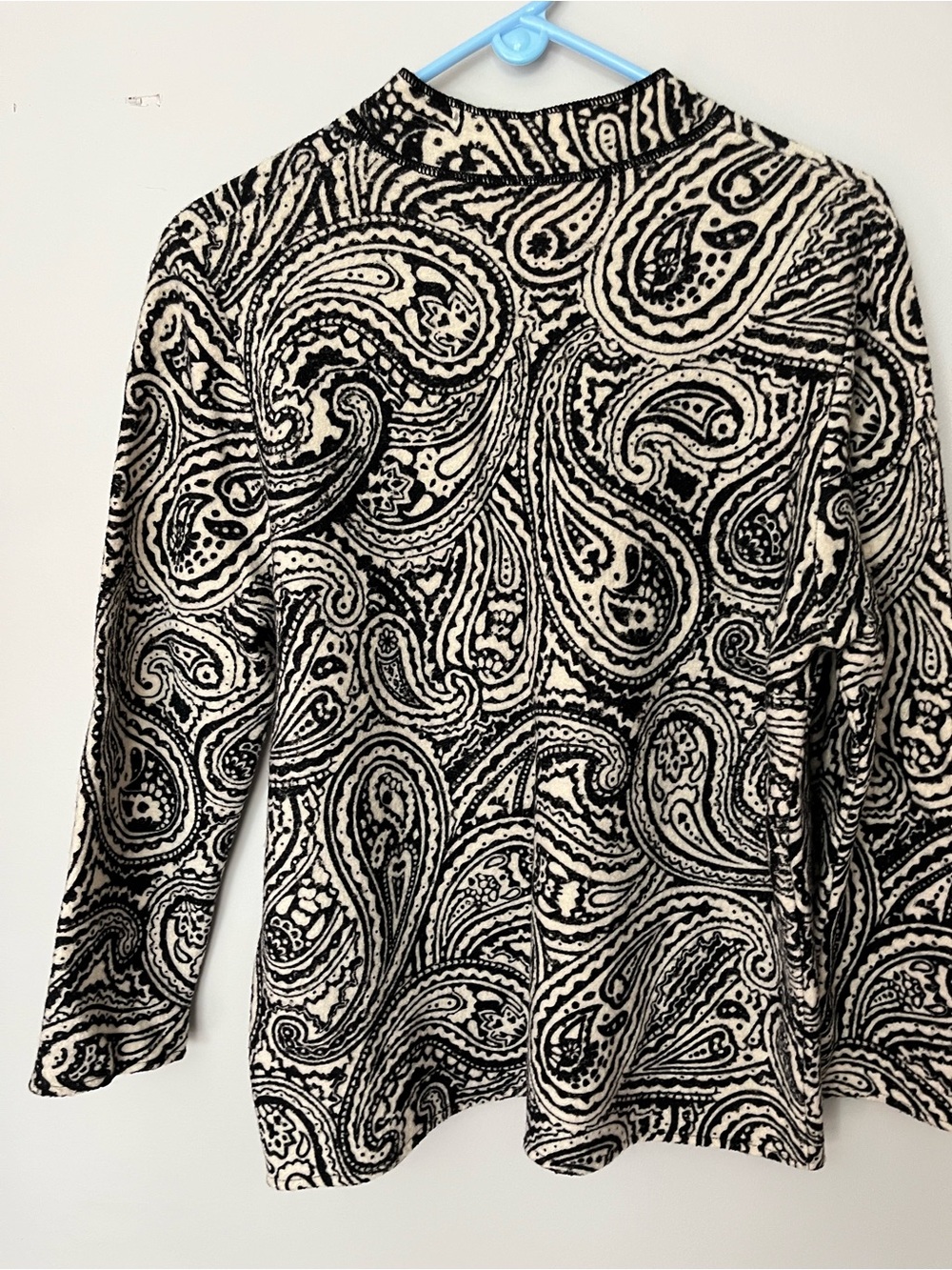 Ruby Rd. Black & White Paisley Button-Front Jacket - Picture 2 of 3